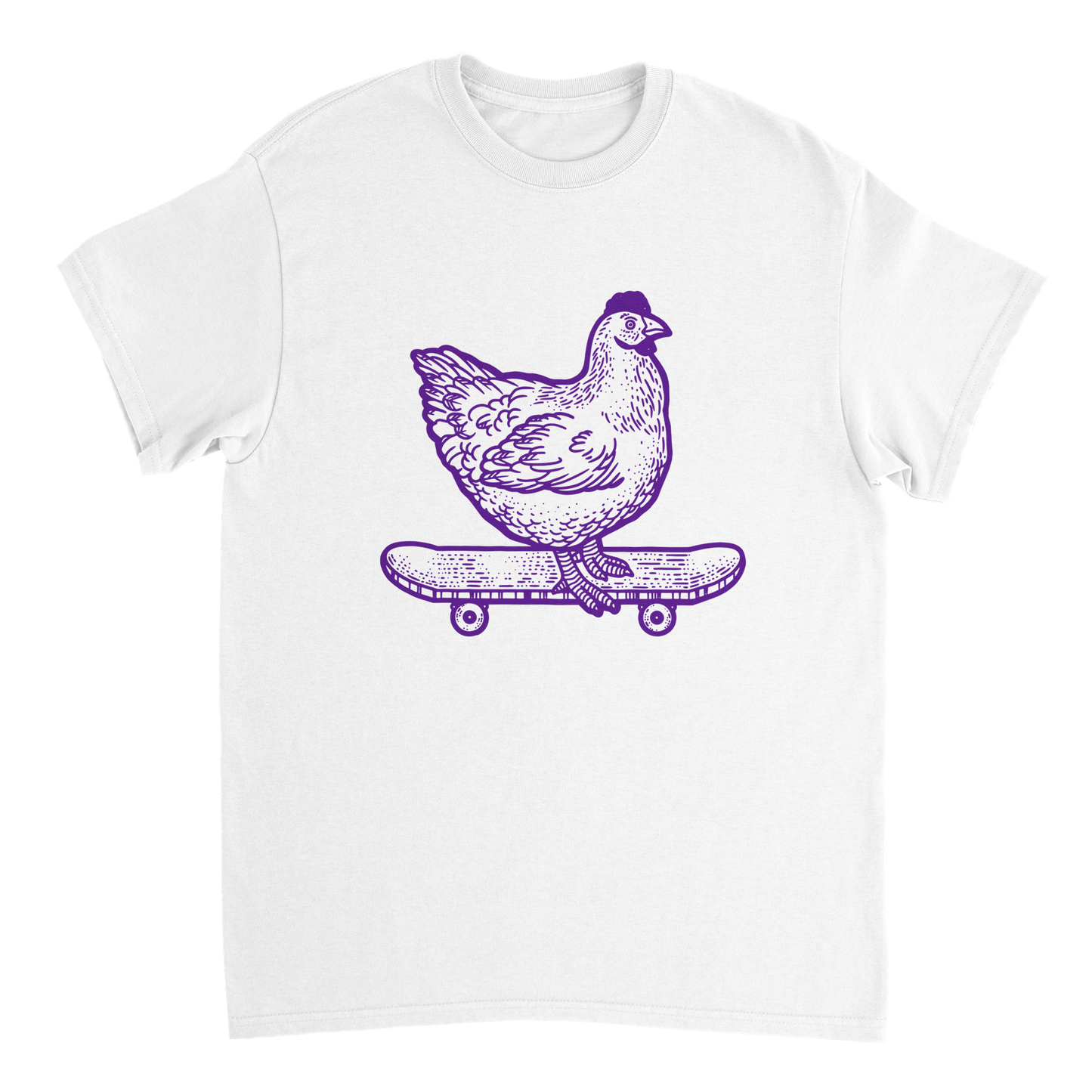 Skater-Huhn T-Shirt