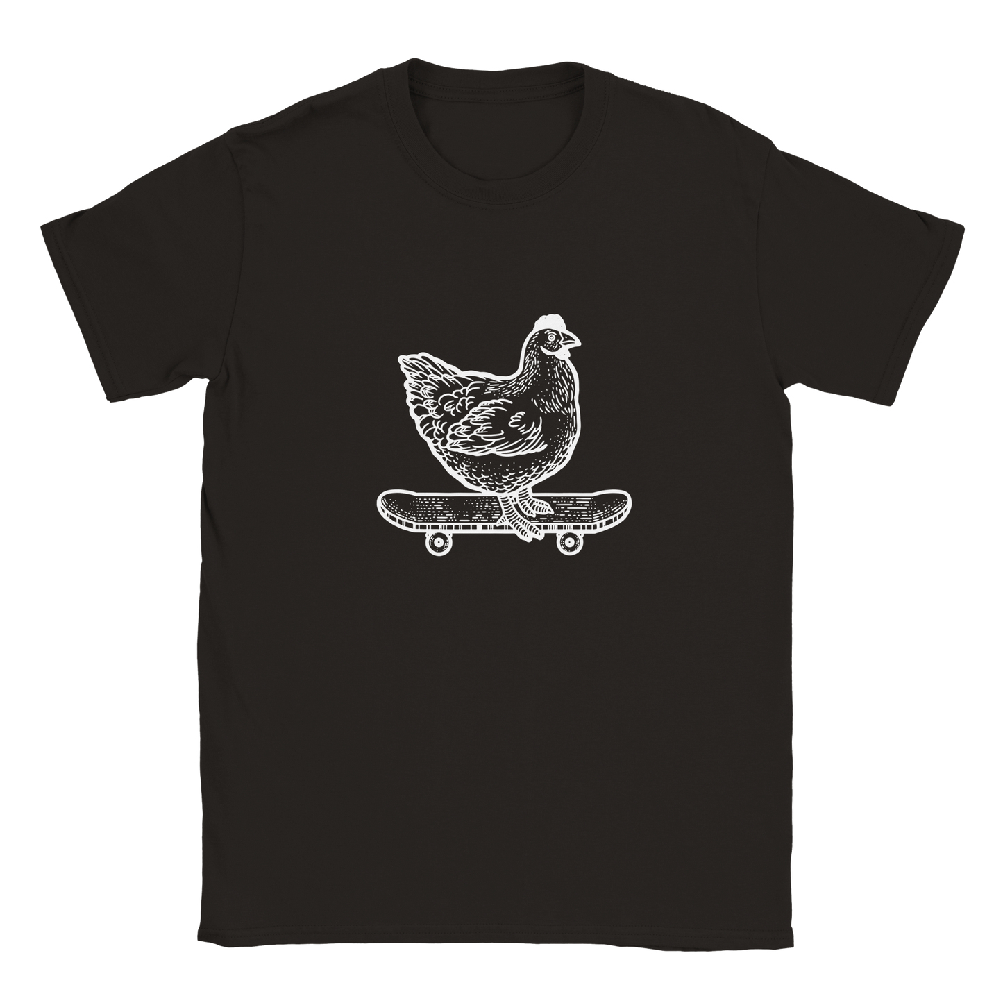 Skater-Huhn Kinder T-Shirt