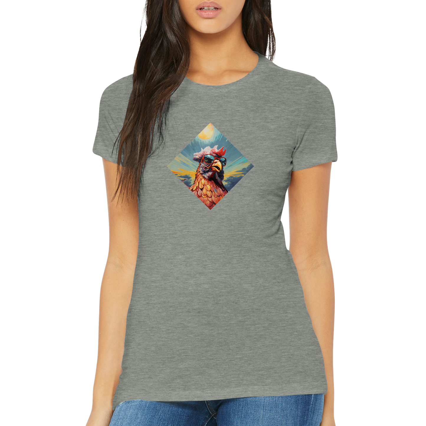 Cool Summer Hühner Damen T-Shirt