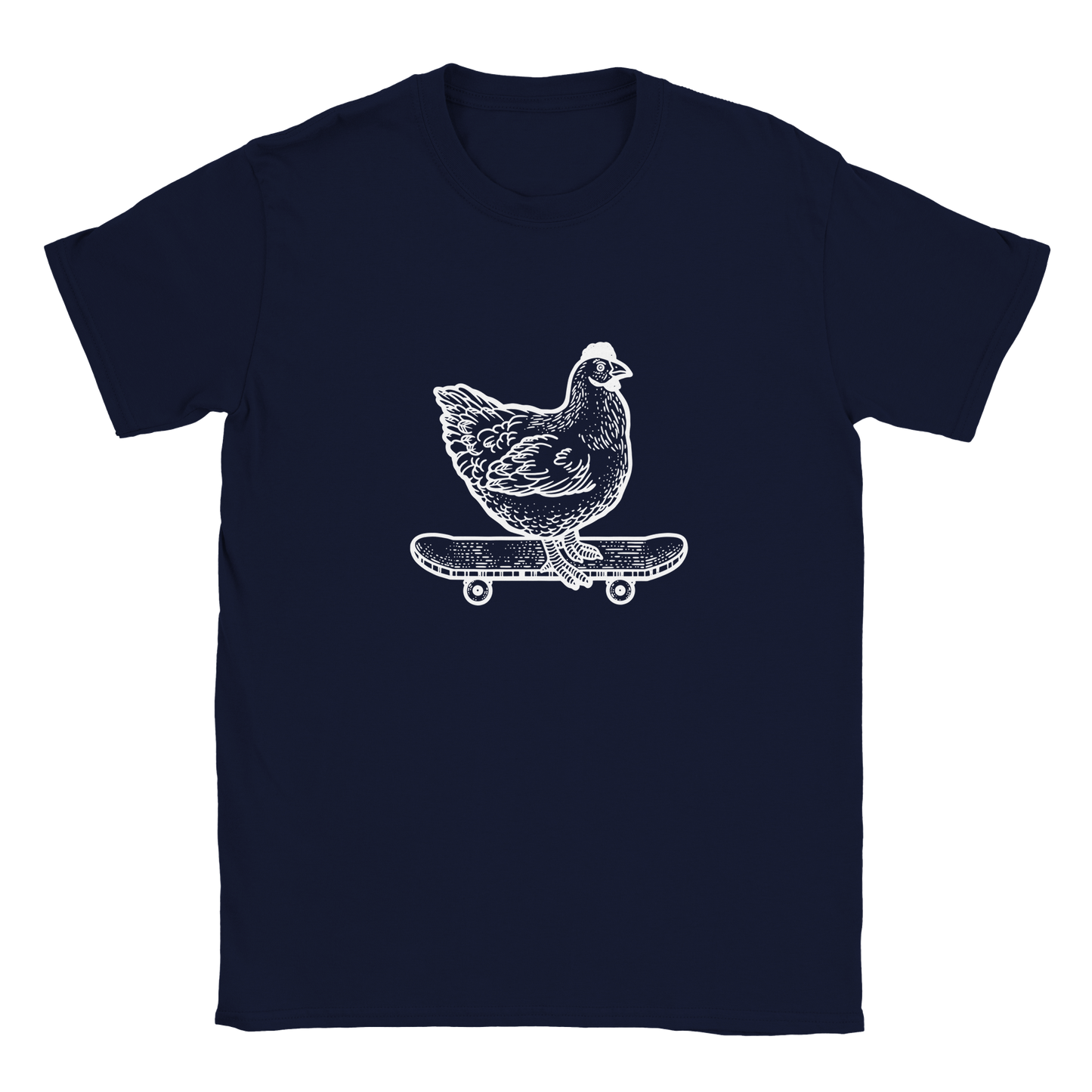Skater-Huhn Kinder T-Shirt