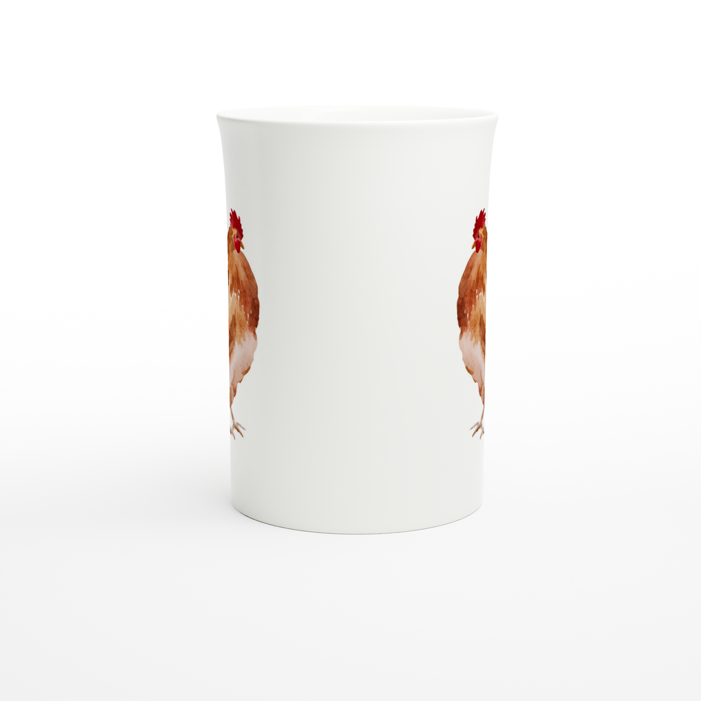 Aquarell Hühner Tasse