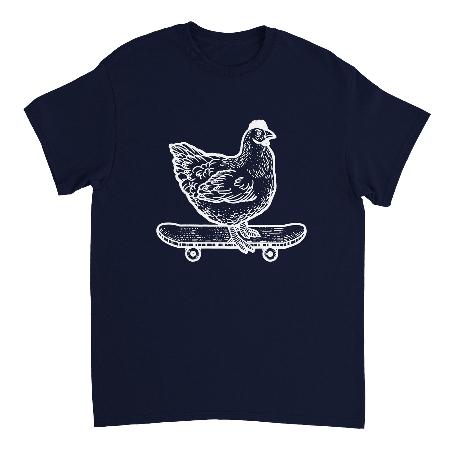 Skater-Huhn T-Shirt