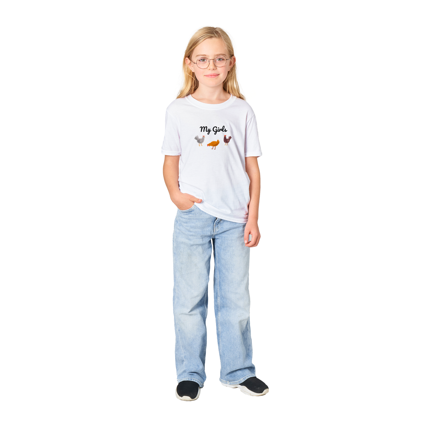 My Girls Hühner Kinder T-Shirt