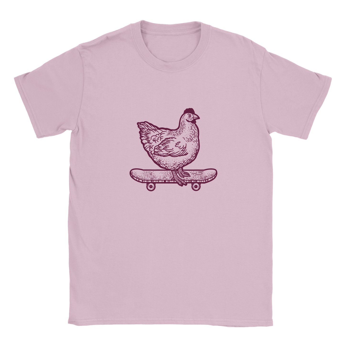 Skater-Huhn Kinder T-Shirt