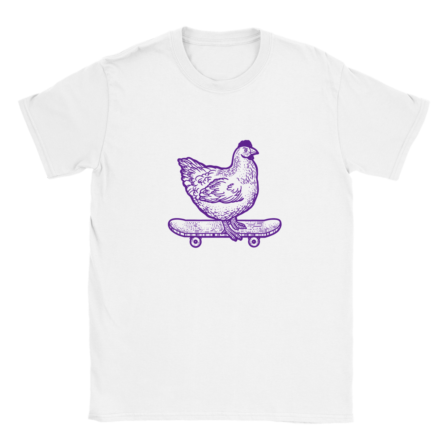 Skater-Huhn Kinder T-Shirt