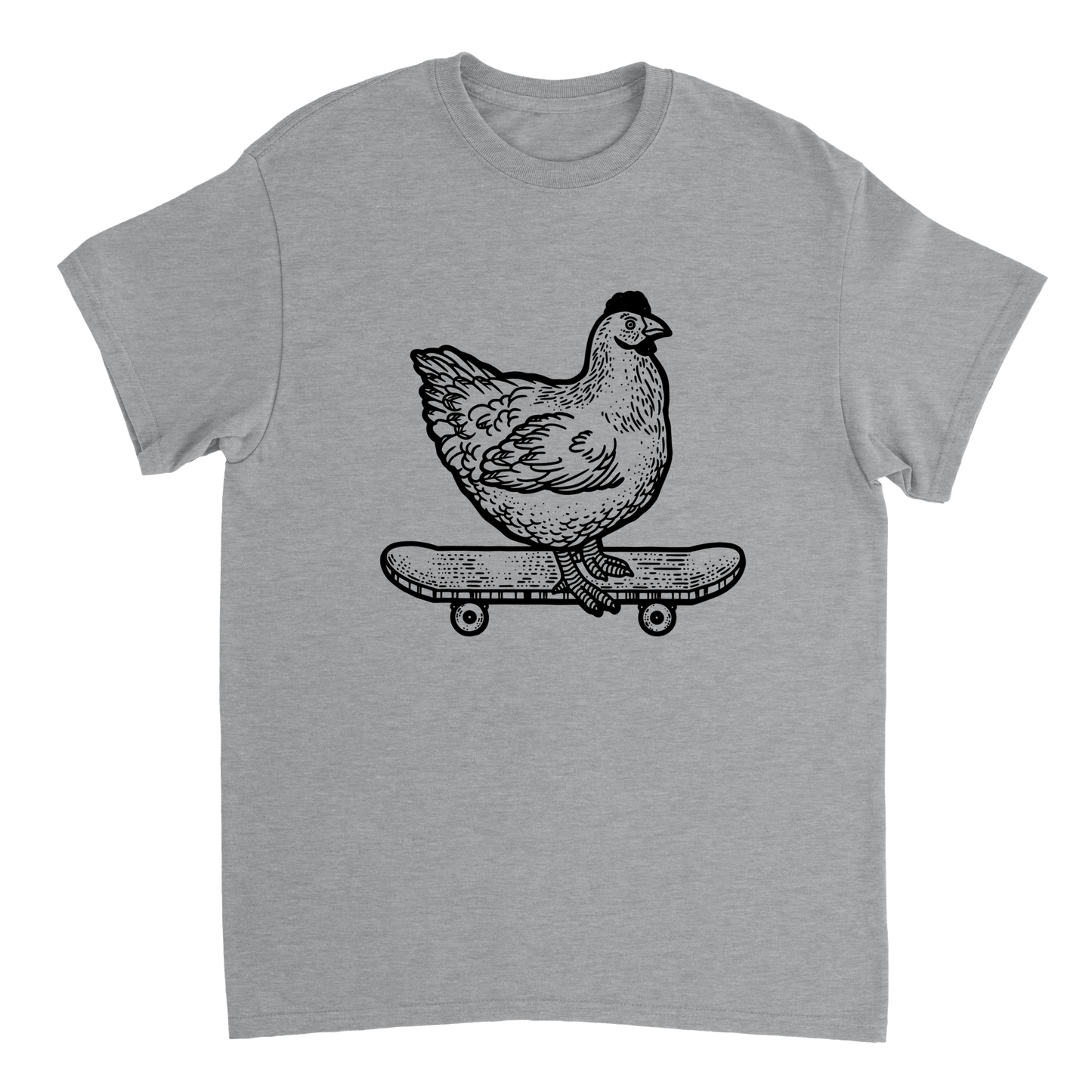 Skater-Huhn T-Shirt