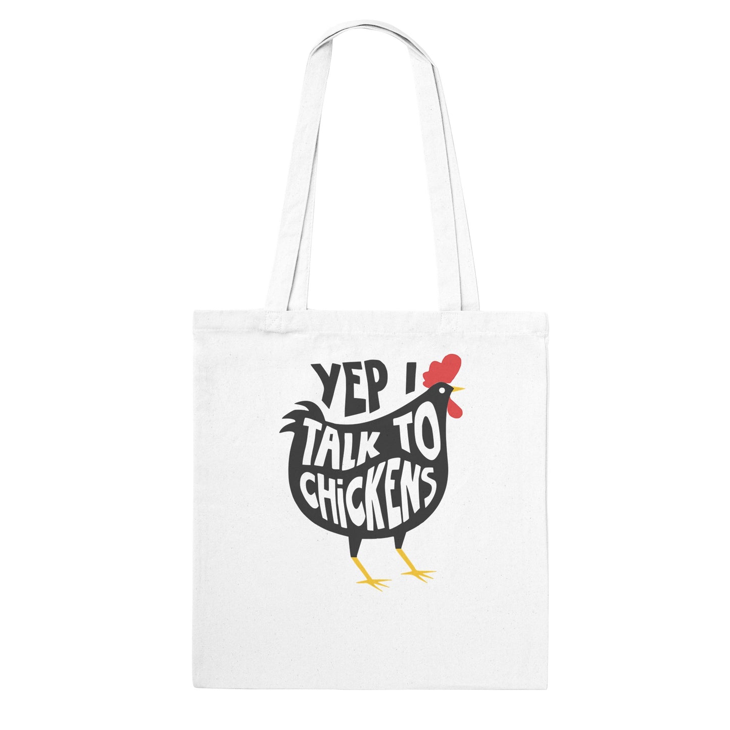 Yep I Talk To Chickens Hühner-Tragetasche