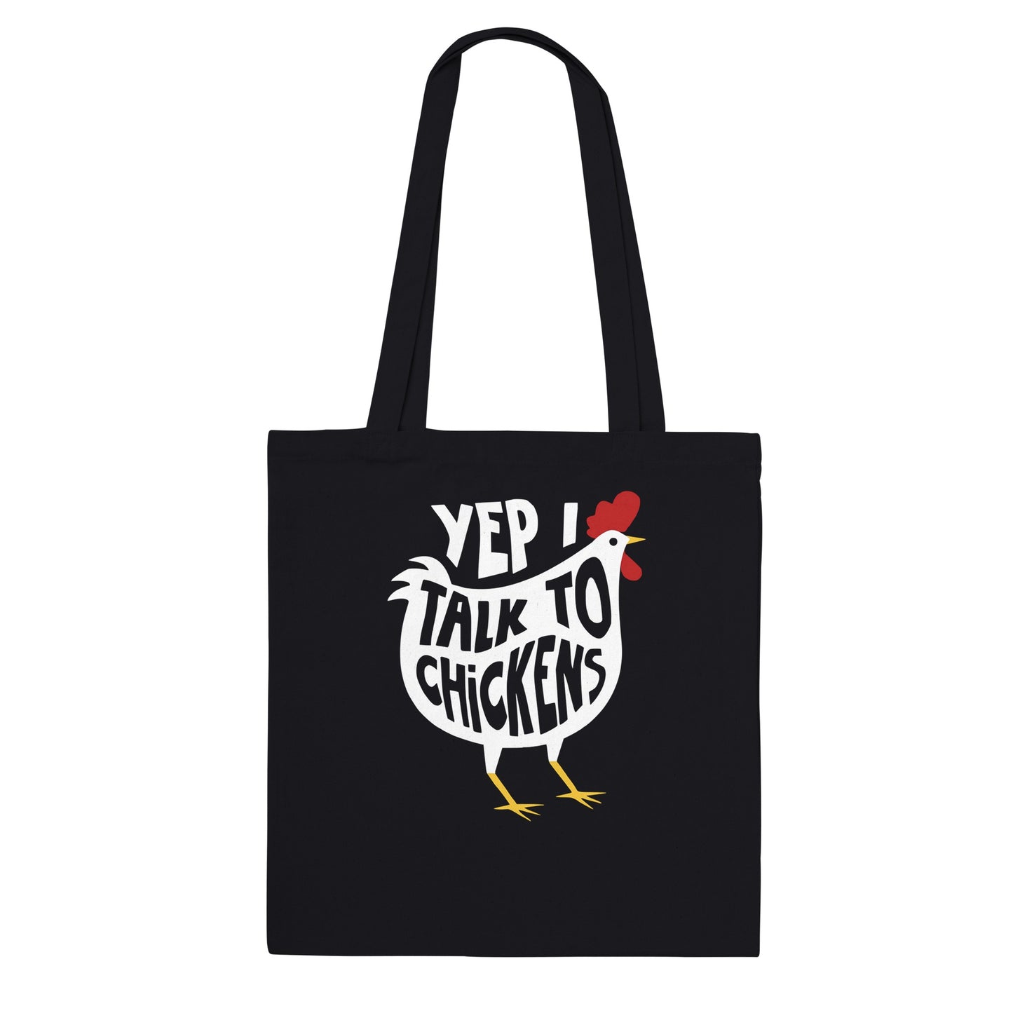 Yep I Talk To Chickens Hühner-Tragetasche
