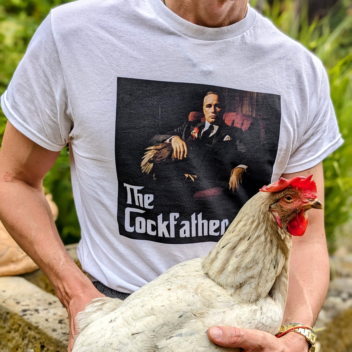 The Cockfather Hühner-T-Shirt