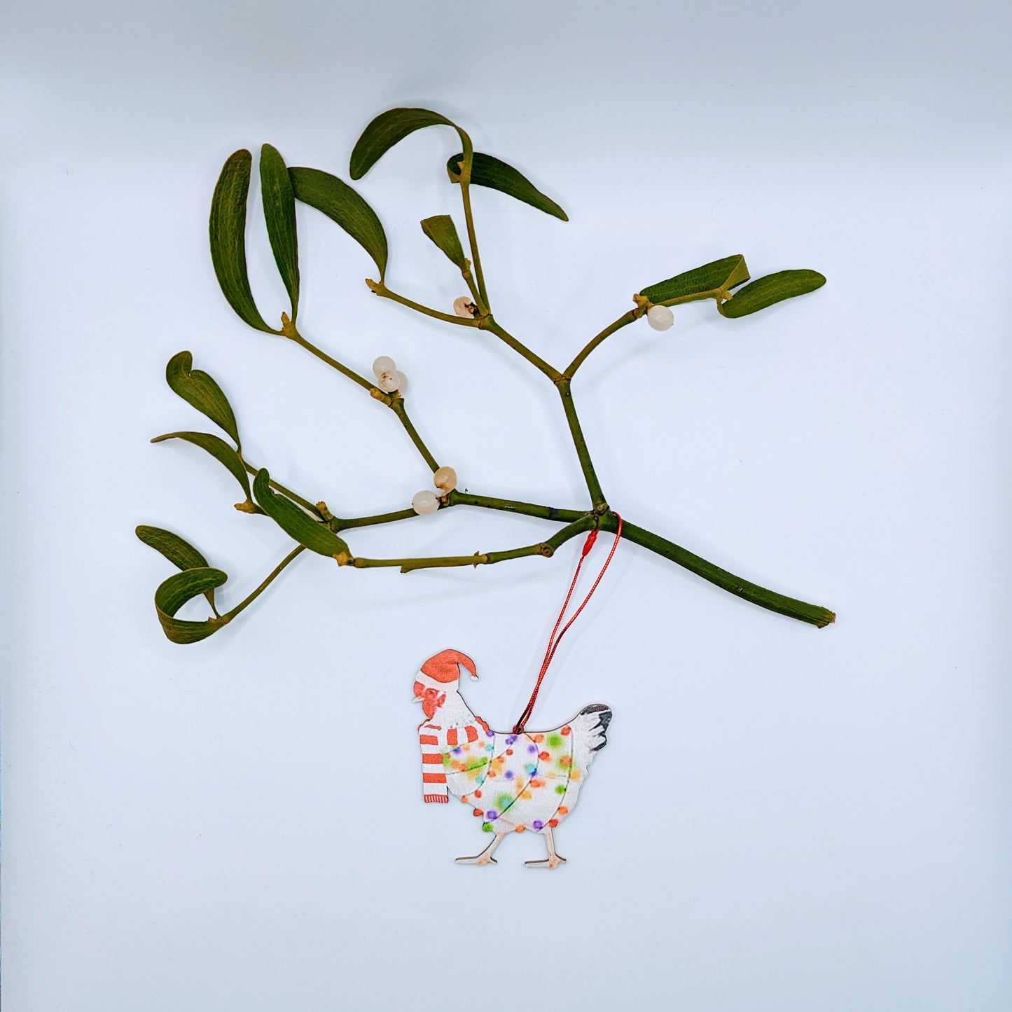 Weihnachtsbaumschmuck Hühner-Anhänger