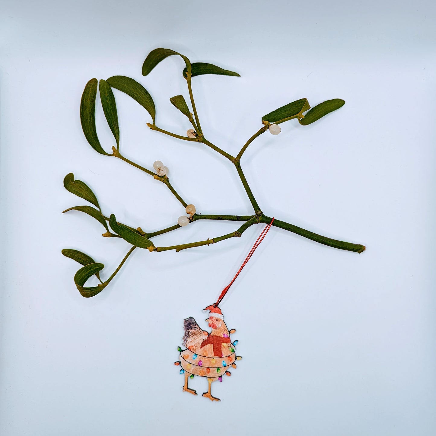 Weihnachtsbaumschmuck Hühner-Anhänger