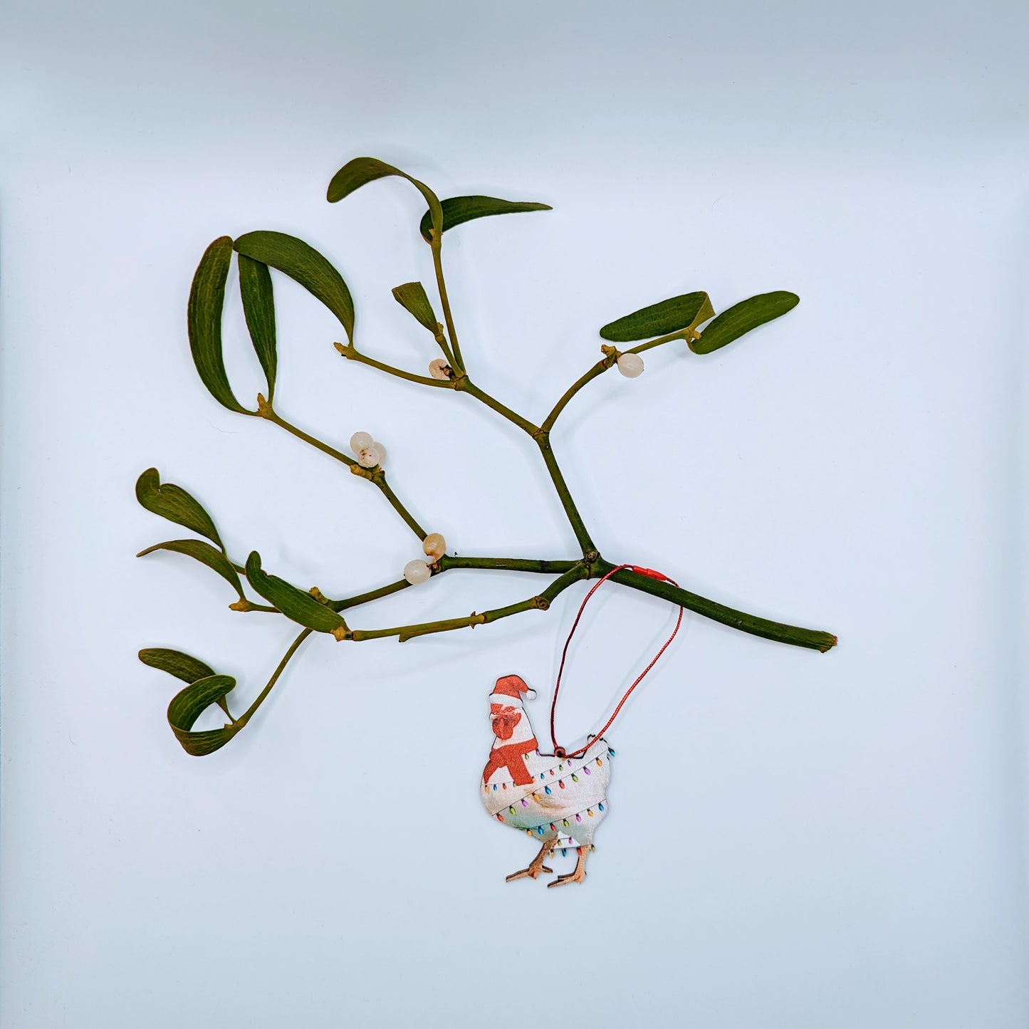 Weihnachtsbaumschmuck Hühner-Anhänger