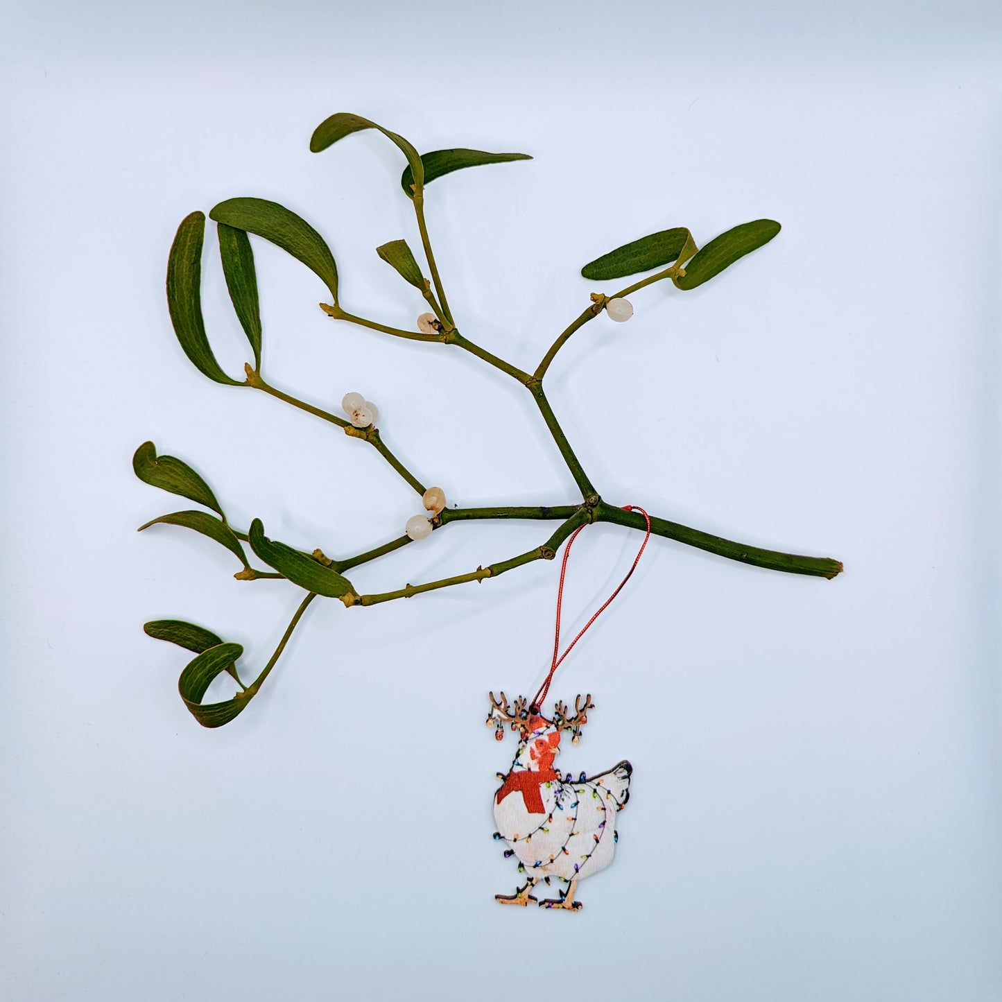 Weihnachtsbaumschmuck Hühner-Anhänger