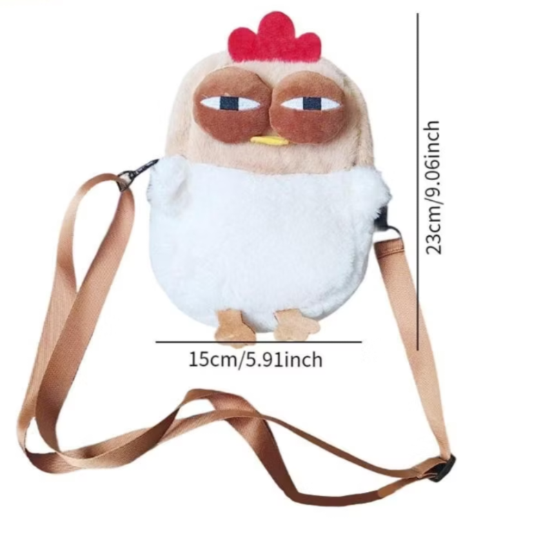 Umhängetasche Stoff-Huhn