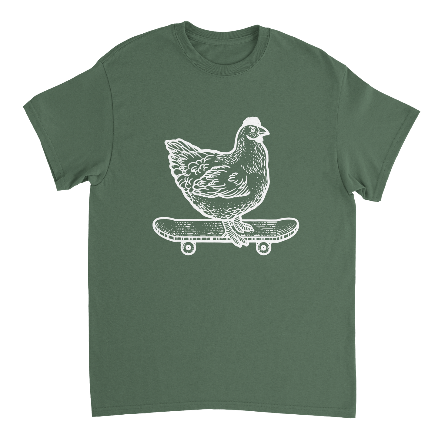 Skater-Huhn T-Shirt