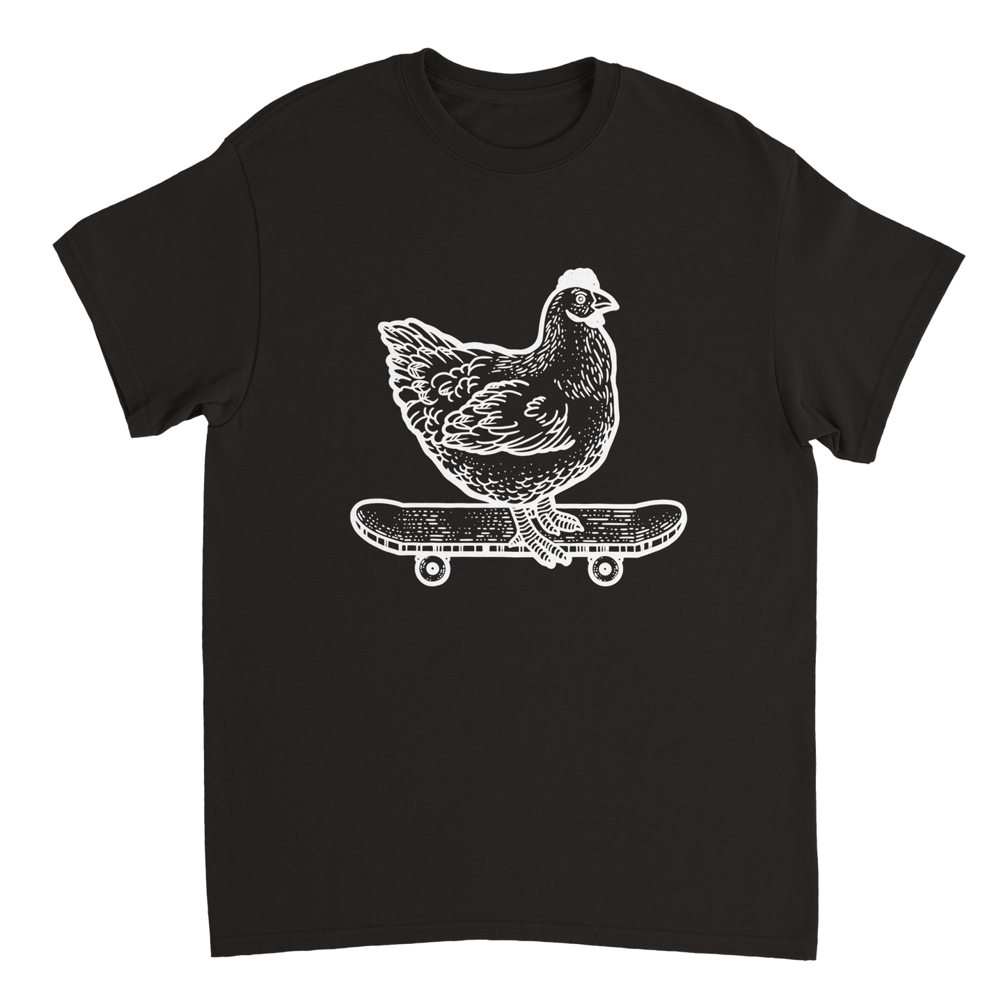 Skater-Huhn T-Shirt