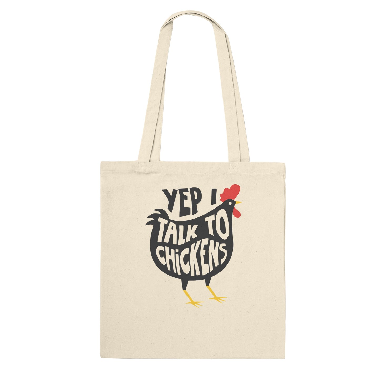 Yep I Talk To Chickens Hühner-Tragetasche