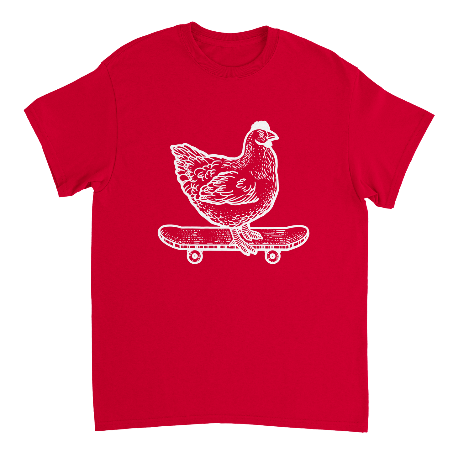 Skater-Huhn T-Shirt