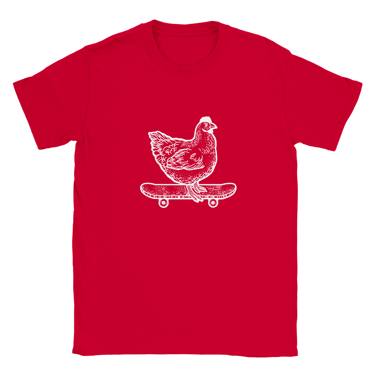 Skater-Huhn Kinder T-Shirt