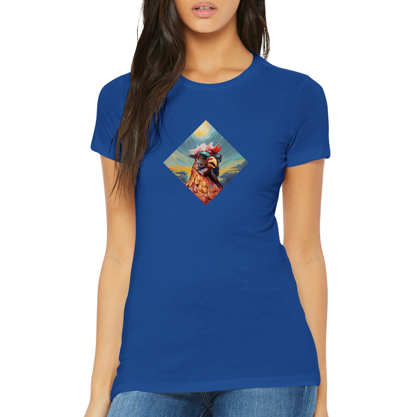 Cool Summer Hühner Damen T-Shirt
