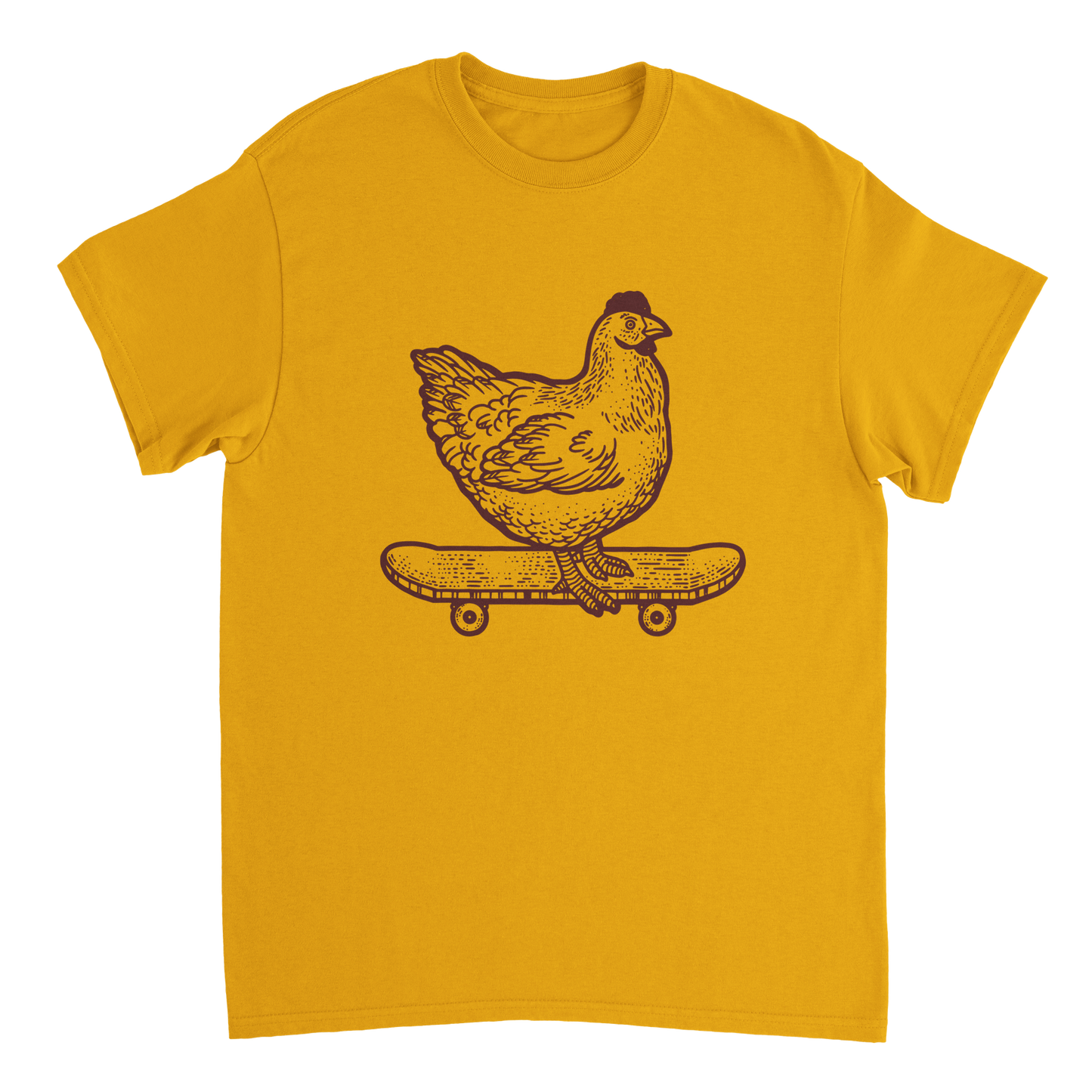 Skater-Huhn T-Shirt