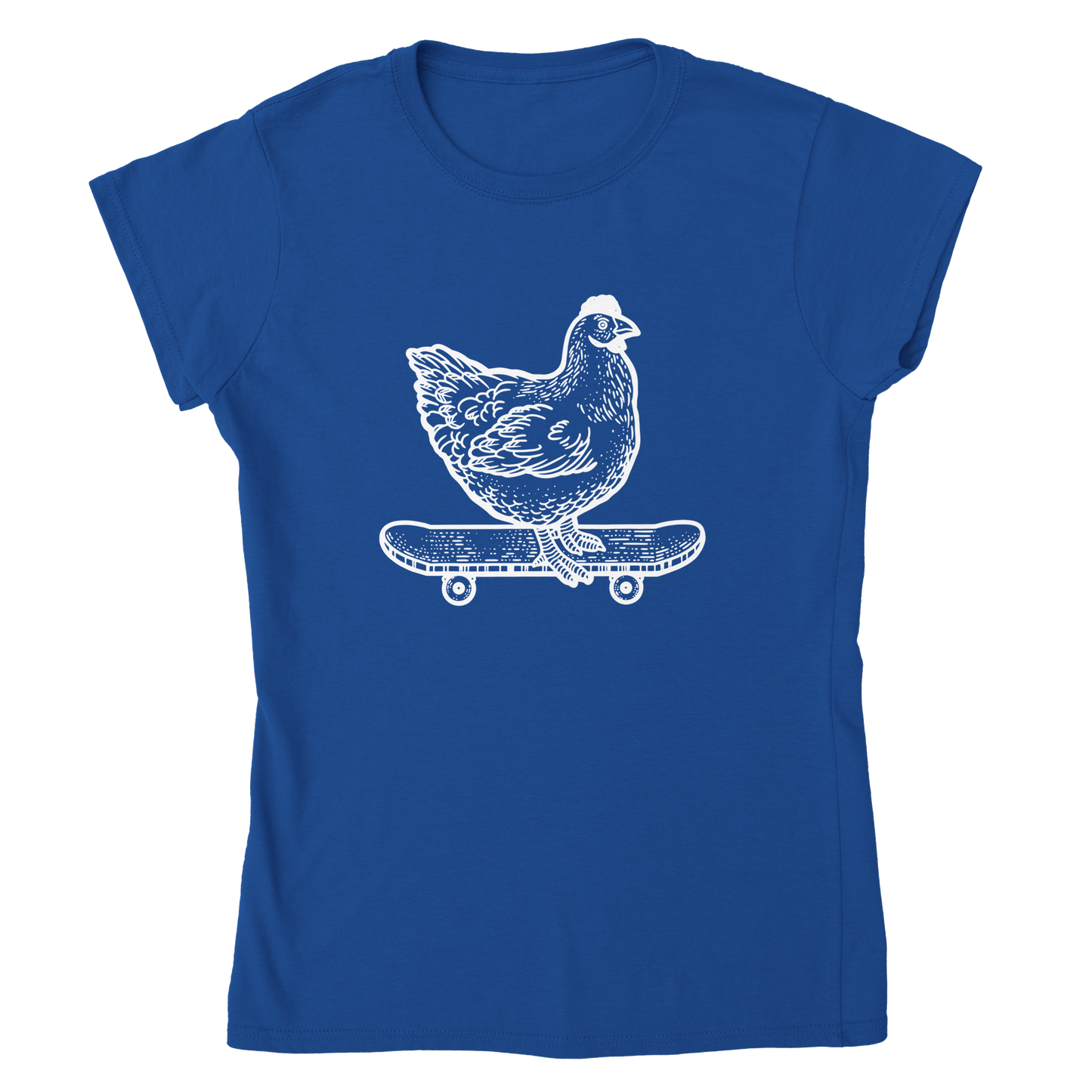 Skater-Huhn Damen T-Shirt